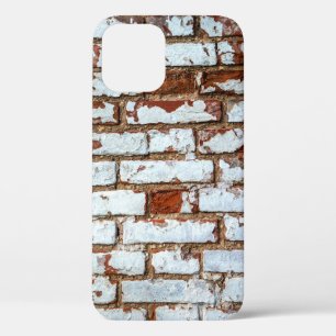 Oude  bakstenen wand met gestrooid wit gipsplaat Case-Mate iPhone case