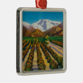 Oude Baldy Mountain uit de Oranje Groves Metalen Ornament (Rechts)