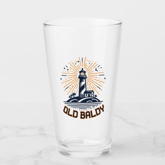 Oude Baldy Vuurtoren Zonsopgang Glas (Voorkant)