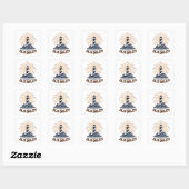 Oude Baldy Vuurtoren Zonsopgang Vierkante Sticker (Vel)
