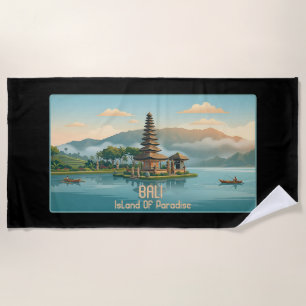 Oude Bali Ulun Danu Beratan Meer Tempel Reis Strandlaken