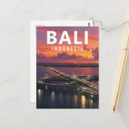 Oude Balinese ansichtkaart – Bali Mandara Tolweg Briefkaart