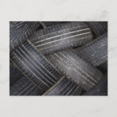 Oude banden voor recycling briefkaart (Voorkant)