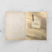 oude bandschommeling met schuur Retriement Kaart (Binnen)