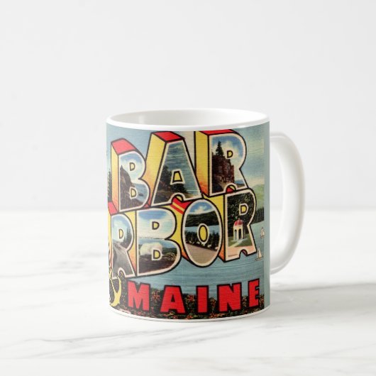 Oude Bar Harbor Koffiemok (Voorkant rechts)
