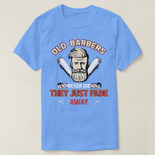 Oude Barber Shop Design 1 T-shirt (Design voorkant)
