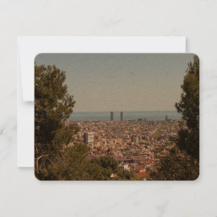 Oude Barcelone-ansichtkaart