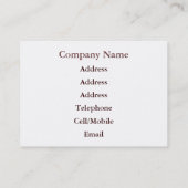 OUDE BARDEUR VISITEKAARTJE (Achterkant)