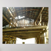 Oude Barn aan de voorzijde Poster (Voorkant)