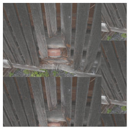 Oude Barn Boards en oude Rode Brick Stof