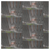 Oude Barn Boards en oude Rode Brick Stof (Swatch)