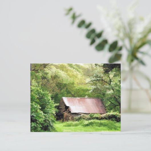 OUDE BARN BRIEFKAART (Staand voorkant)