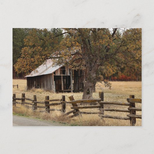 OUDE BARN BRIEFKAART (Voorkant)