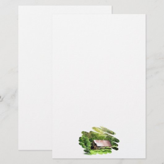 OUDE BARN BRIEFPAPIER (Voorkant / Achterkant)