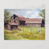 Oude Barn en boerderij - briefkaart (Voorkant)