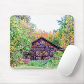 Oude Barn in de Herfst Muismat (Met muis)