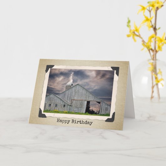 Oude Barn in het  Lijst van de Momentopname Kaart (Gele Bloem)