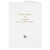 OUDE BARN-KAART (Achterkant)