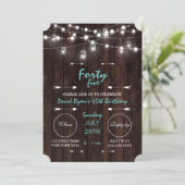 Oude Barn Mason Jars verlicht elke dag van de zond Kaart (Staand voorkant)