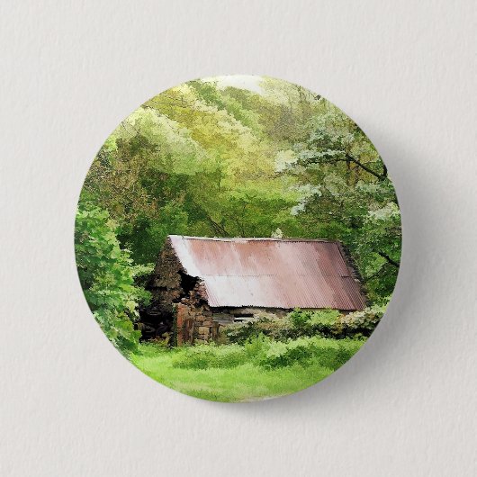 OUDE BARN RONDE BUTTON 5,7 CM (Voorkant)
