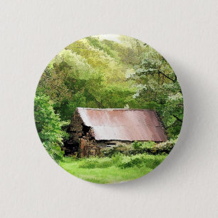 OUDE BARN RONDE BUTTON 5,7 CM
