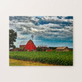 Oude Barn Wisconsin. Legpuzzel (Horizontaal)