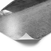 OUDE BARN (ZWARTE EN WITTE) FOTO AFDRUK (Hoek)