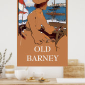 OUDE BARNEY,  stijl vuurtoren Barnegat Poster (Keuken)