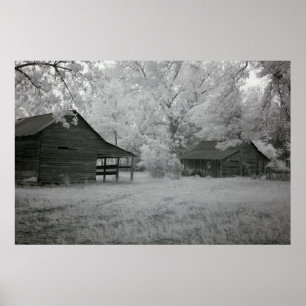 Oude Barns Poster