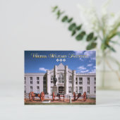 Oude Barracks (Stonewall Jackson Arch), VMI Briefkaart (Staand voorkant)