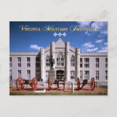 Oude Barracks (Stonewall Jackson Arch), VMI Briefkaart (Voorkant)