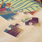 Oude Baseball Pin-up Legpuzzel (Zijkant)