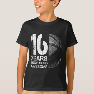 Oude Basketbal Basketbal Jaren Speler 16e 16 Lau T-shirt