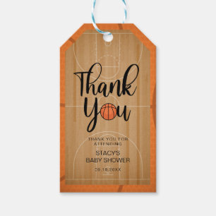 Oude Basketbal Bedankkaartjes Cadeaulabel