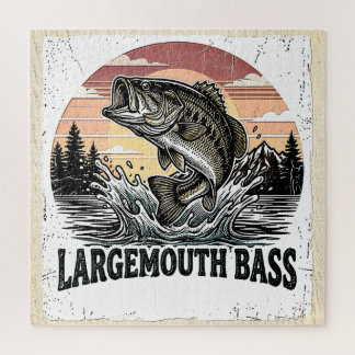 Oude Bass Visvangst Legpuzzel