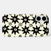 Oude Batik Sterren Textiel Behangpatroon Case-Mate iPhone Case (Achterkant (horizontaal))