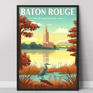 Oude Baton Rouge Louisiana Poster