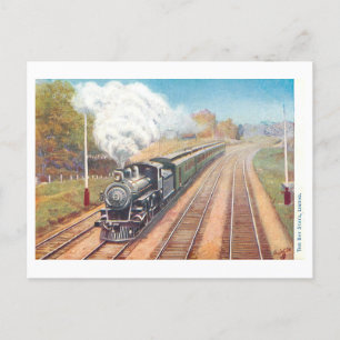 Oude Bay State Limited Trein Ansichtkaart Briefkaart