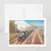 Oude Bay State Limited Trein Ansichtkaart Briefkaart (Voorkant / Achterkant)