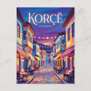 Oude Bazaar van Korçë Albanië Briefkaart