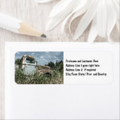 Oude Beater Truck - Rusty  Boerderij Etiket (Insitu)