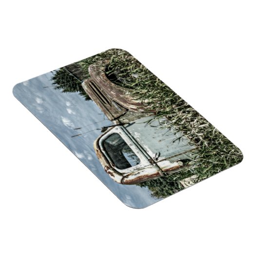 Oude Beater Truck - Rusty  Boerderij Magneet (Rechterzijde)