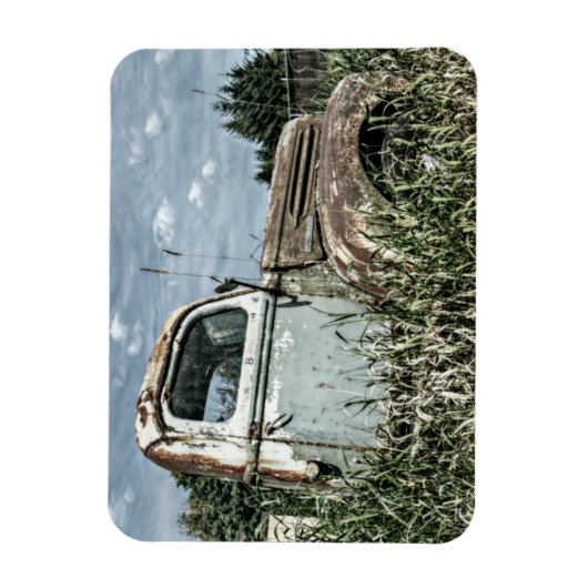 Oude Beater Truck - Rusty  Boerderij Magneet (Verticaal)