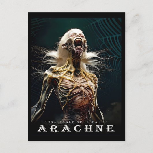 Oude Beest & Wezens: ARACHNE Ansichtkaart Briefkaart (Voorkant)