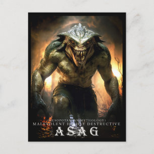 Oude Beest & Wezens: Asag Ansichtkaart II Briefkaart