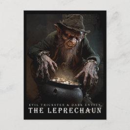 Oude Beest & Wezens: De Leprechaun Ansichtkaart Briefkaart