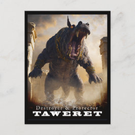 Oude Beest & Wezens: Taweret Ansichtkaart II Briefkaart