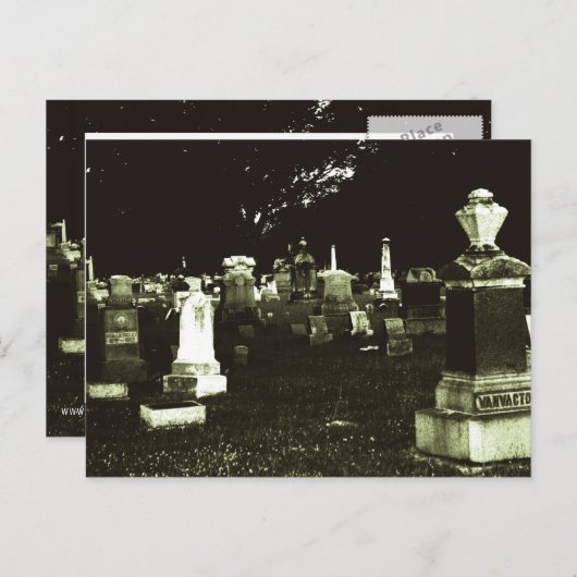Oude Begraafplaats (2) Briefkaart (Voorkant / Achterkant)