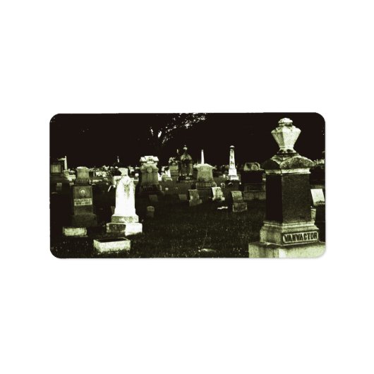 Oude Begraafplaats (2) Etiket (Voorkant)
