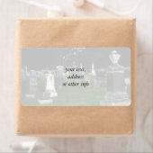 Oude begraafplaats etiket (Insitu)